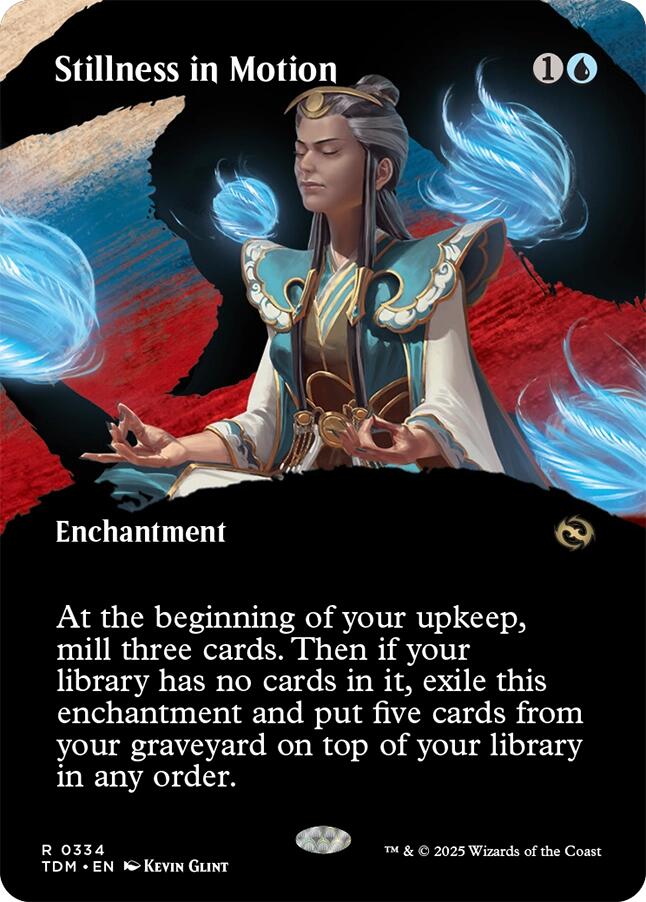 Stillness in Motion (Borderless) (Tarkir: Dragonstorm - #334)