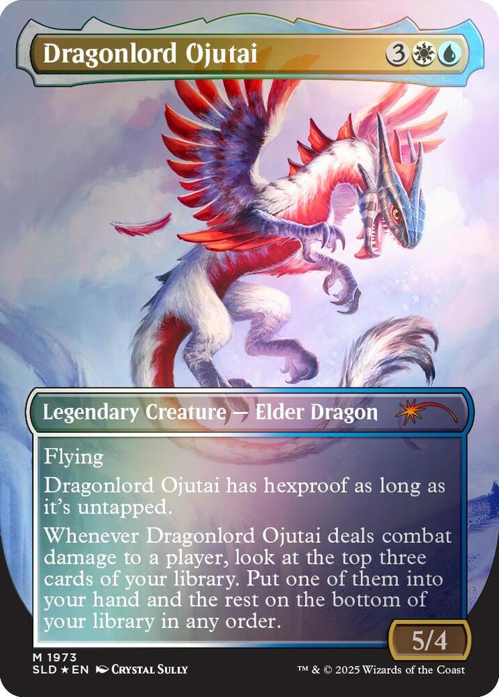 Dragonlord Ojutai (Rainbow Foil) (Back)