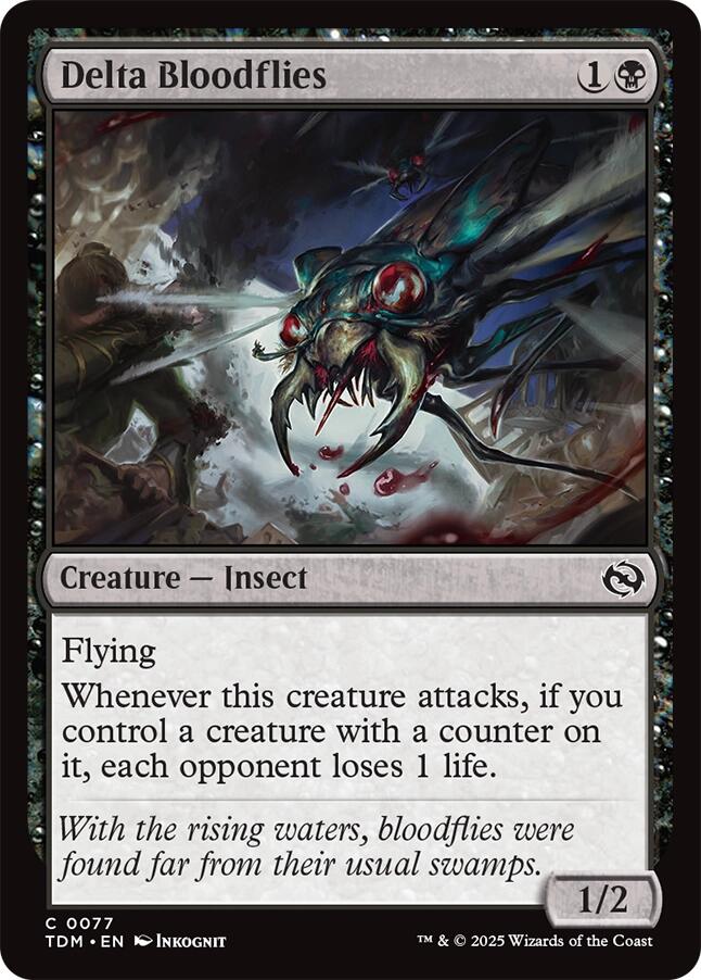 Delta Bloodflies (Tarkir: Dragonstorm - #77)