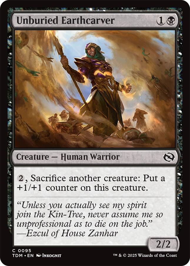 Unburied Earthcarver (Tarkir: Dragonstorm - #95)
