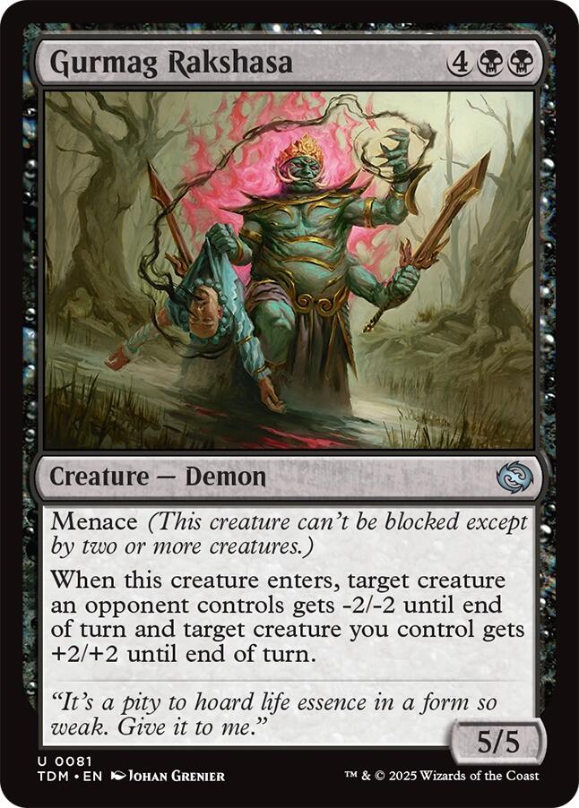 Gurmag Rakshasa (Tarkir: Dragonstorm - #81)