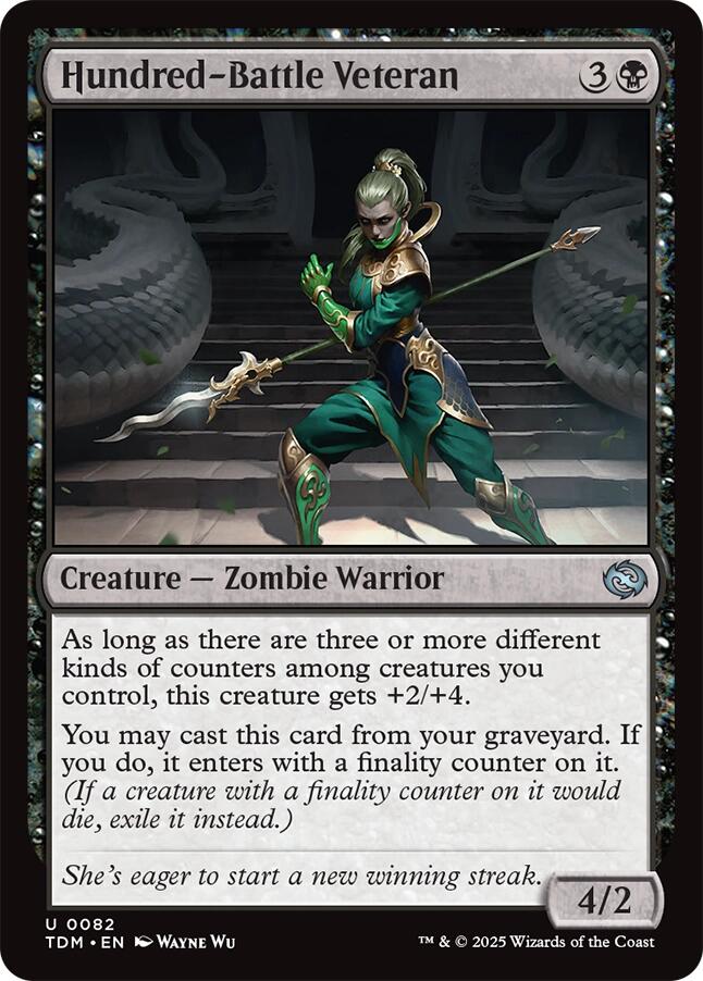 Hundred-Battle Veteran (Tarkir: Dragonstorm - #82)