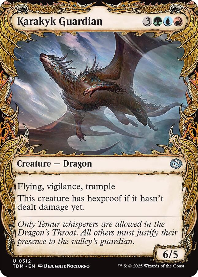 Karakyk Guardian (Showcase) (Tarkir: Dragonstorm - #312)