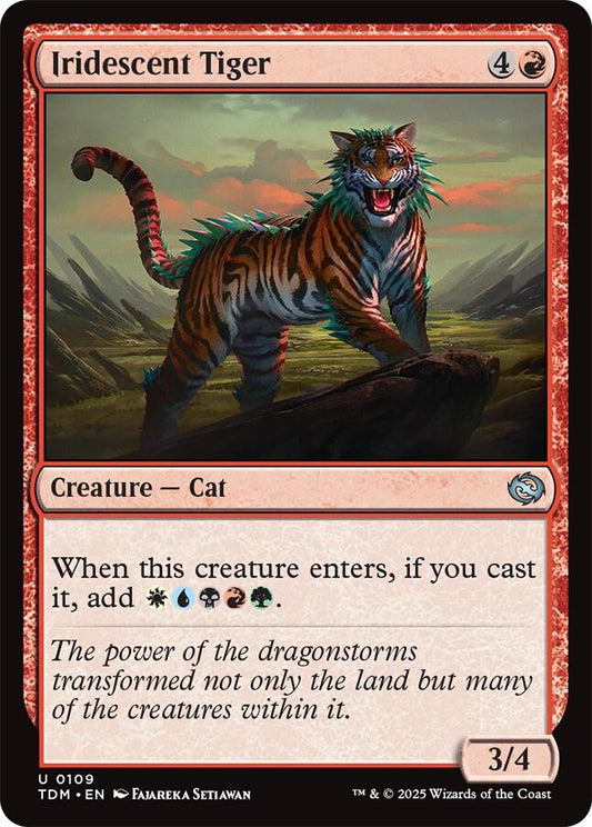 Iridescent Tiger (Tarkir: Dragonstorm - #109)