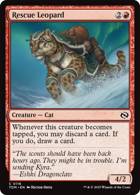 Rescue Leopard (Tarkir: Dragonstorm - #116)