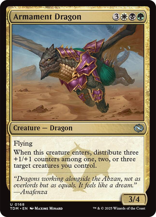 Armament Dragon (Tarkir: Dragonstorm - #168)