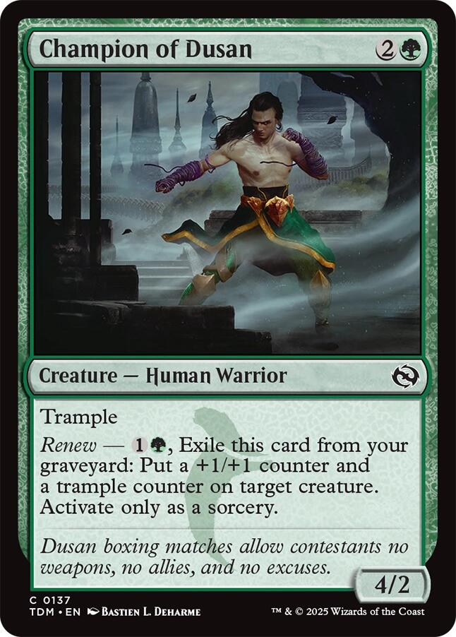 Champion of Dusan (Tarkir: Dragonstorm - #137)
