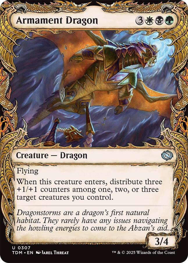 Armament Dragon (Showcase) (Tarkir: Dragonstorm - #307)