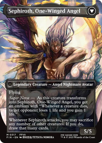Sephiroth, Fabled SOLDIER (0317) (Borderless) (Back)