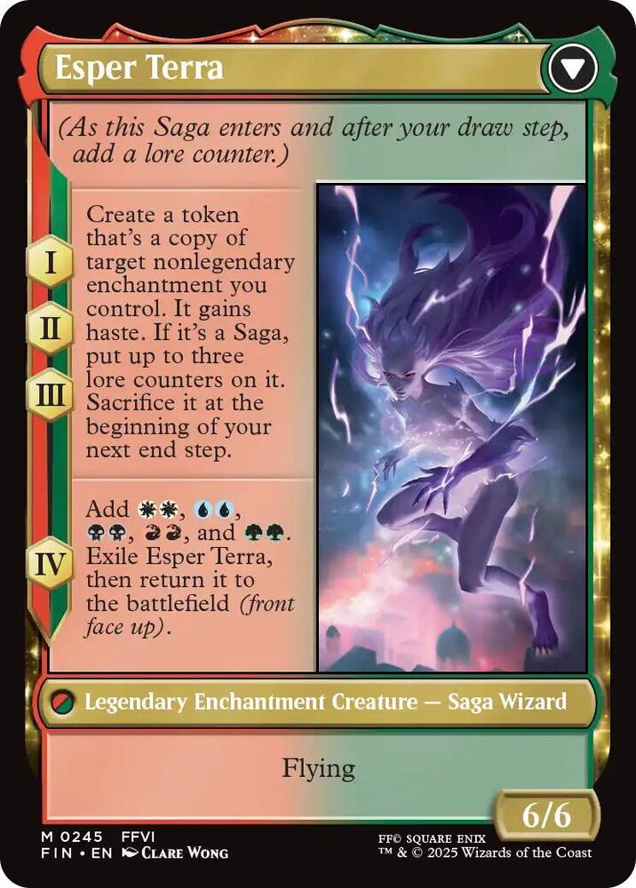 Terra, Magical Adept (Back)