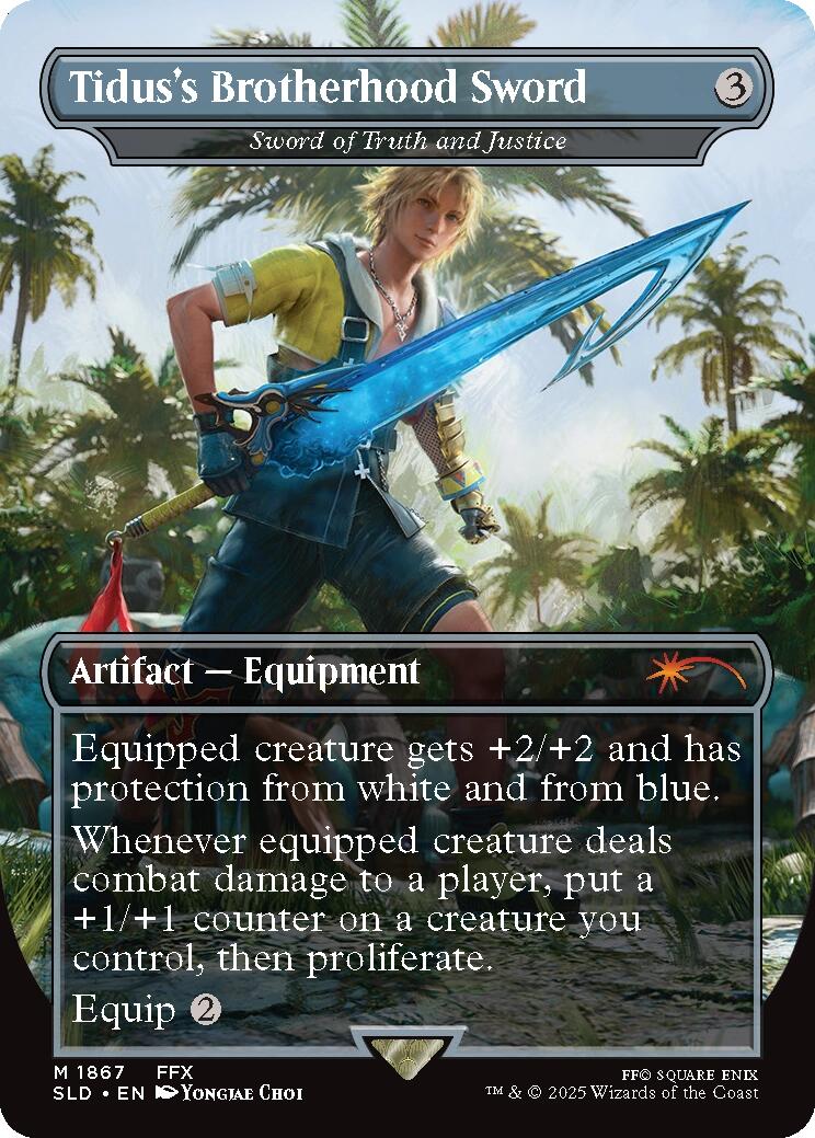 Tidus's Brotherhood Sword - Sword of Truth and Justice