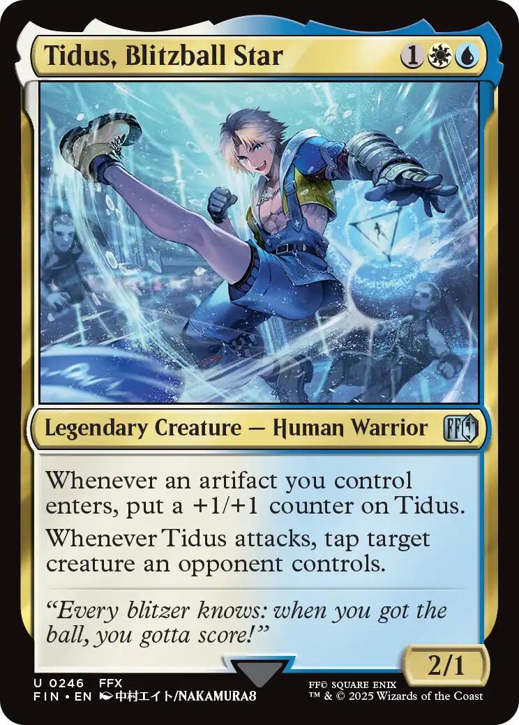 Tidus, Blitzball Star