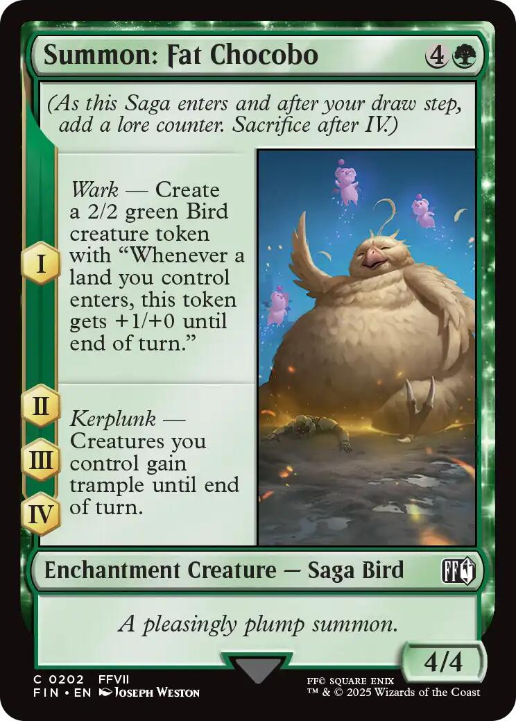 Summon: Fat Chocobo (FINAL FANTASY - #202)