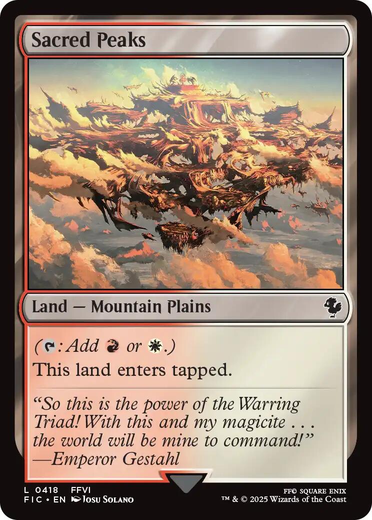 Sacred Peaks (Surge Foil)