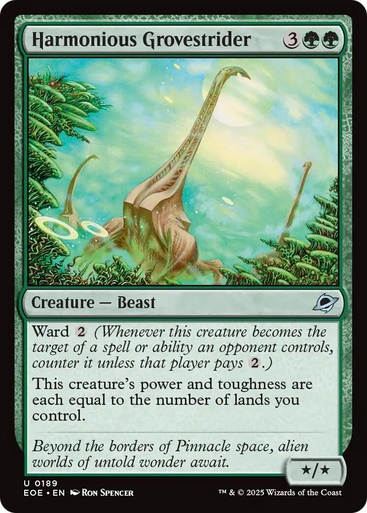 Harmonious Grovestrider (Edge of Eternities - #189)