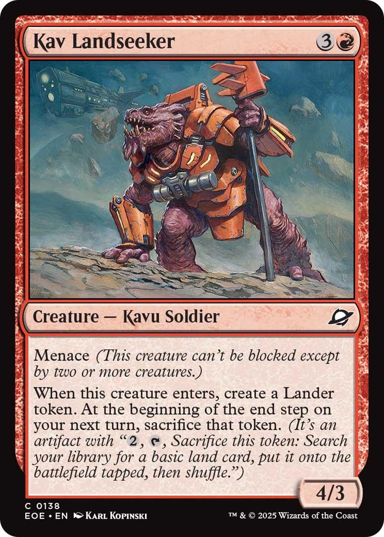 Kav Landseeker (Edge of Eternities - #138)
