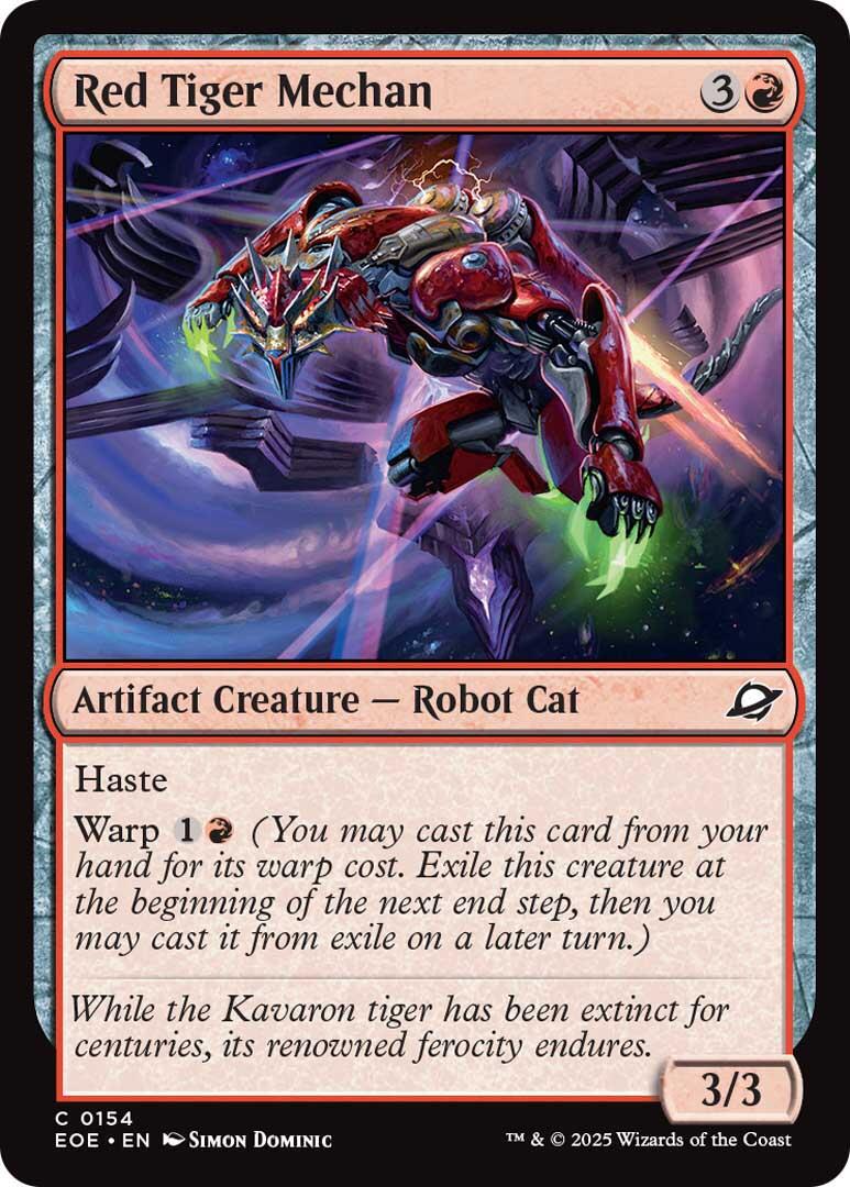 Red Tiger Mechan (Edge of Eternities - #154)