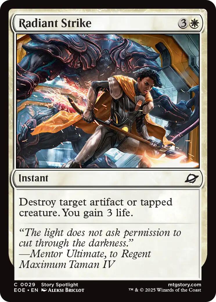 Radiant Strike (Edge of Eternities - #29)