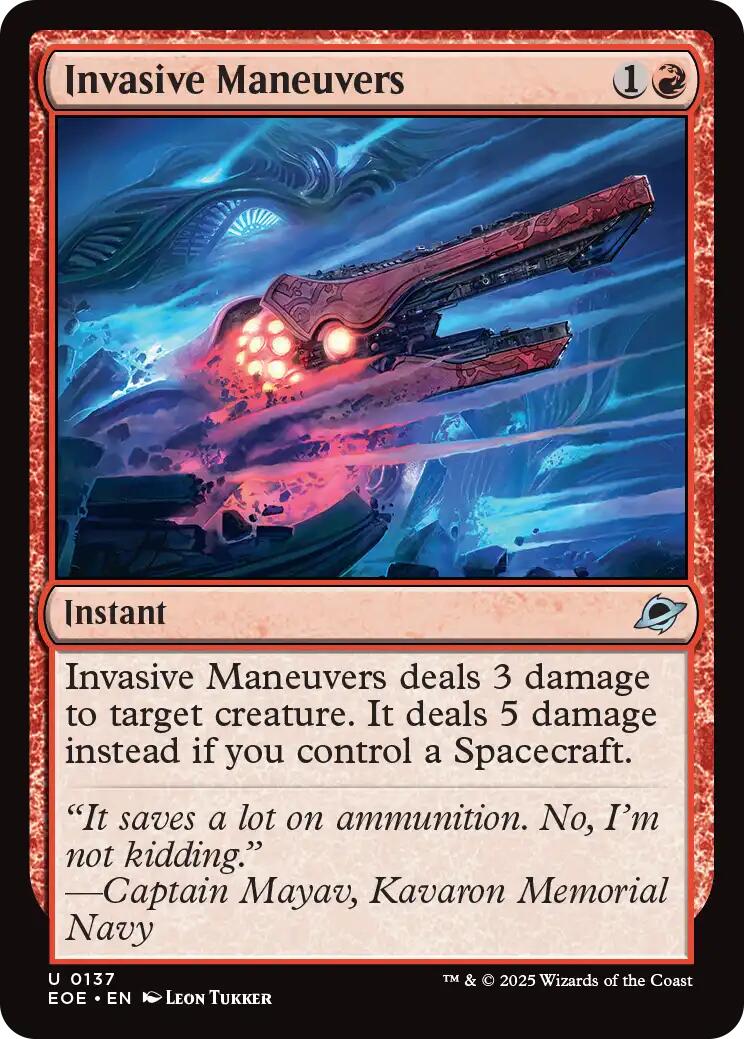 Invasive Maneuvers (Edge of Eternities - #137)