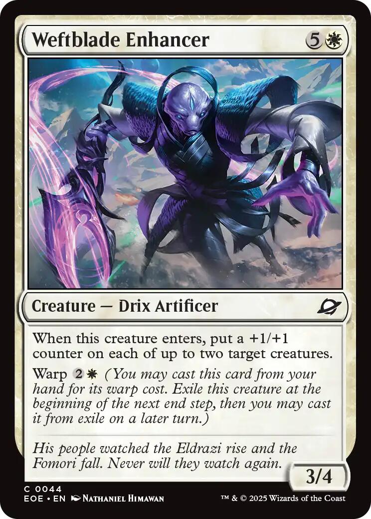 Weftblade Enhancer (Edge of Eternities - #44)