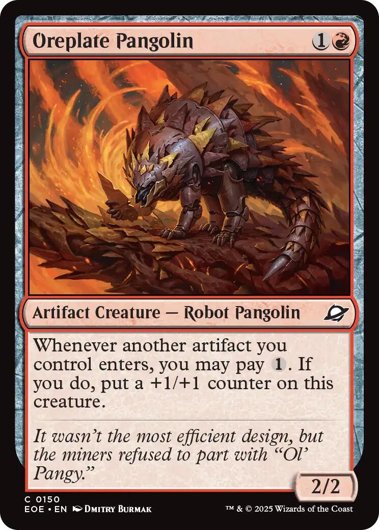 Oreplate Pangolin (Edge of Eternities - #150)