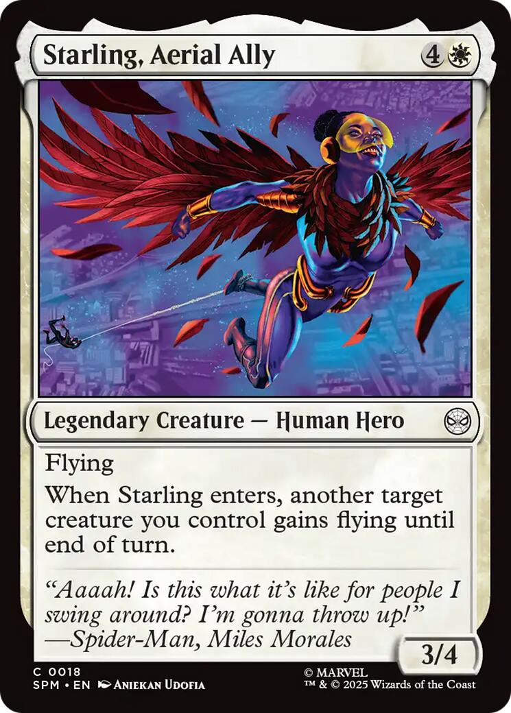 Starling, Aerial Ally (Marvel's Spider-Man - #18)