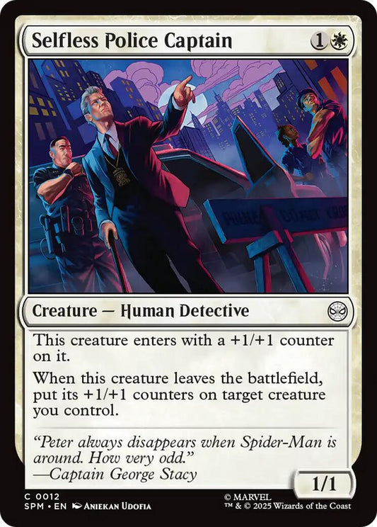 Selfless Police Captain (Marvel's Spider-Man - #12)
