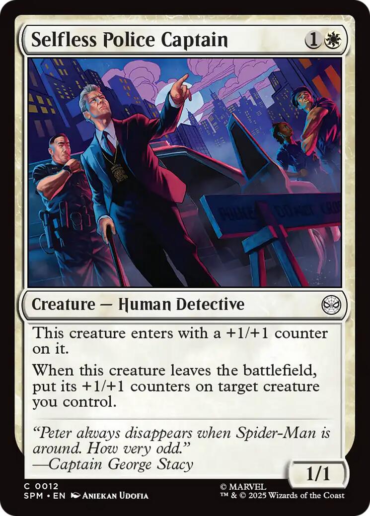 Selfless Police Captain (Marvel's Spider-Man - #12)