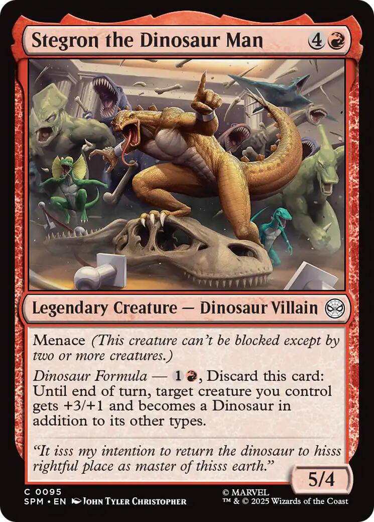 Stegron the Dinosaur Man (Marvel's Spider-Man - #95)