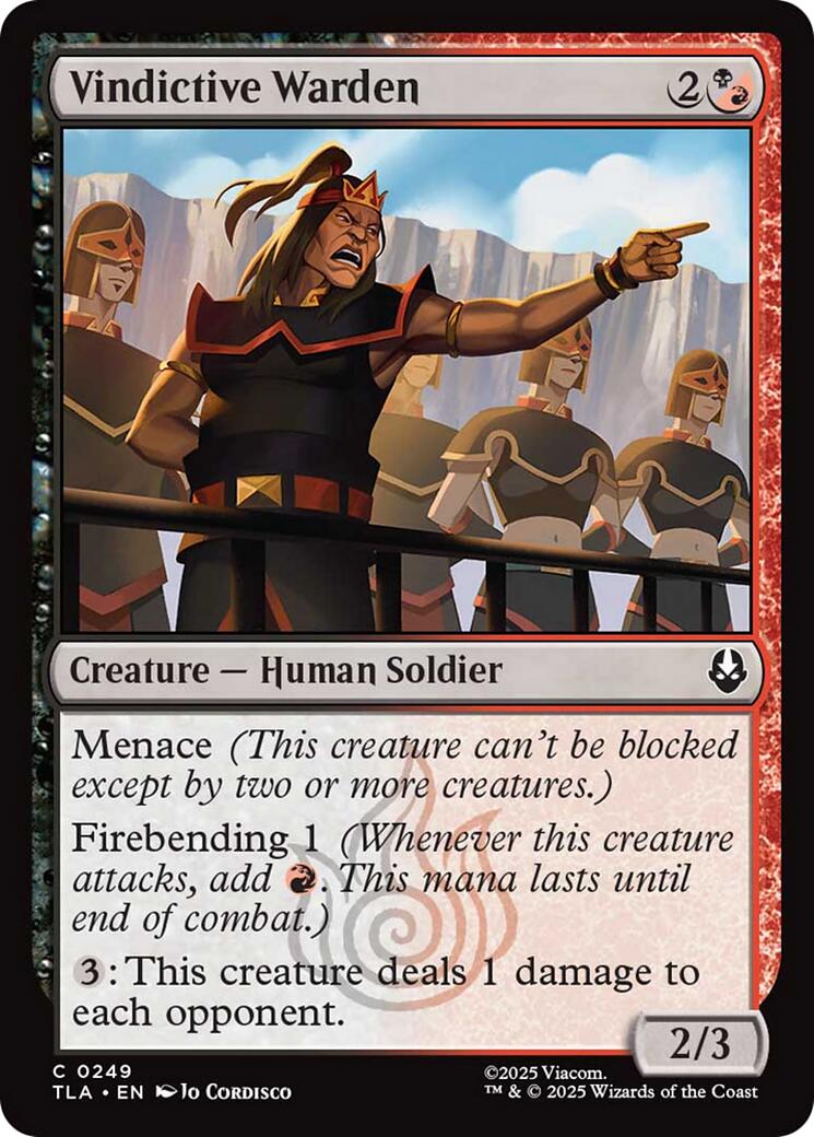 Vindictive Warden (Avatar: The Last Airbender - #249)