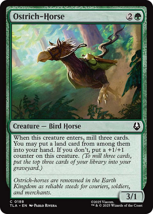 Ostrich-Horse (Avatar: The Last Airbender - #188)