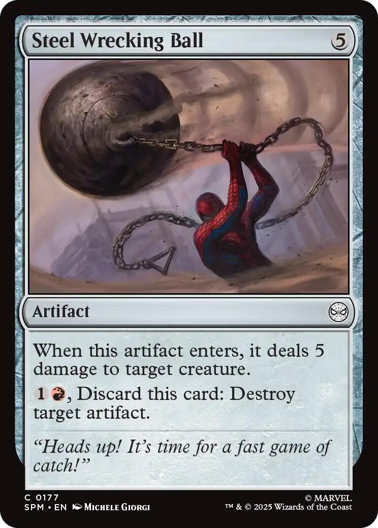 Steel Wrecking Ball (Marvel's Spider-Man - #177)