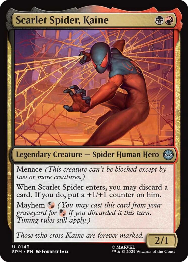 Scarlet Spider, Kaine (Marvel's Spider-Man - #143)