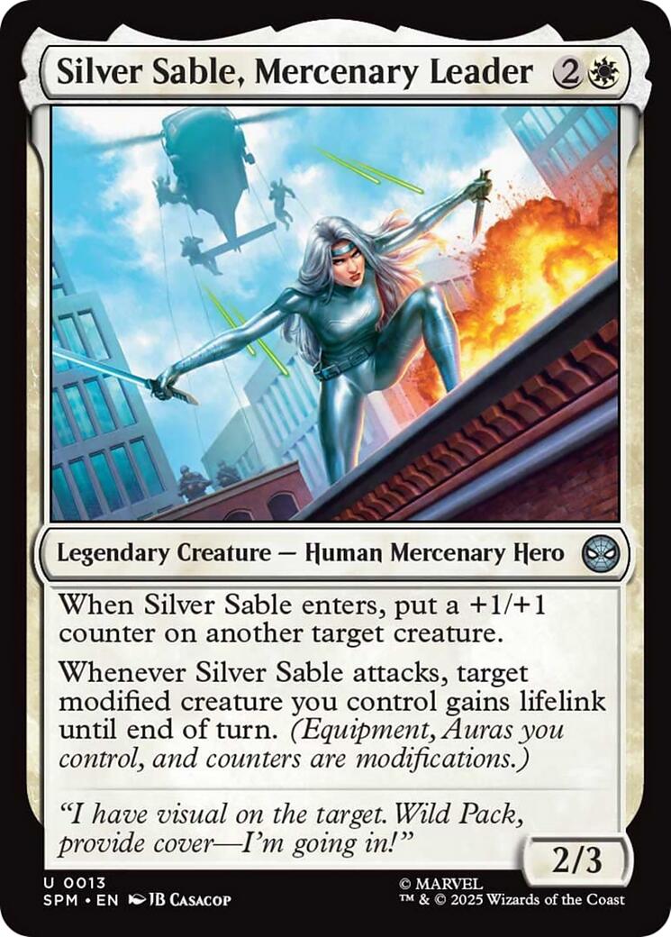 Silver Sable, Mercenary Leader (Marvel's Spider-Man - #13)