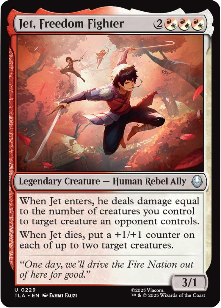 Jet, Freedom Fighter (Avatar: The Last Airbender - #229)