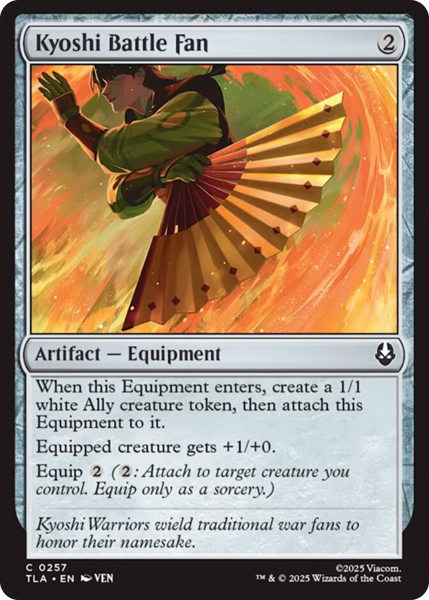 Kyoshi Battle Fan (Avatar: The Last Airbender - #257)