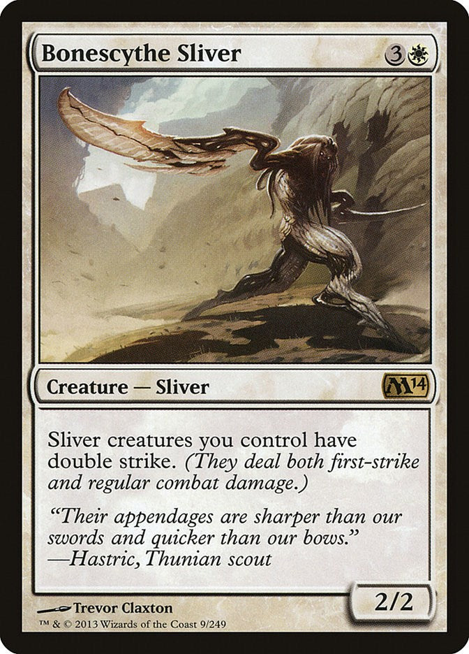 Bonescythe Sliver (Magic 2014 (M14) - #9)