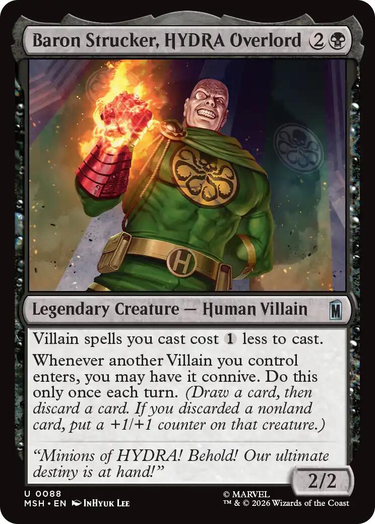 Baron Strucker, HYDRA Overlord (Marvel Super Heroes - #88)