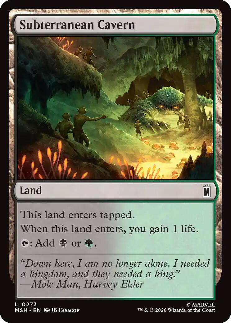 Subterranean Cavern (Marvel Super Heroes - #273)