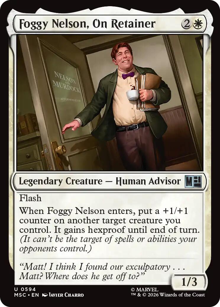 Foggy Nelson, On Retainer
