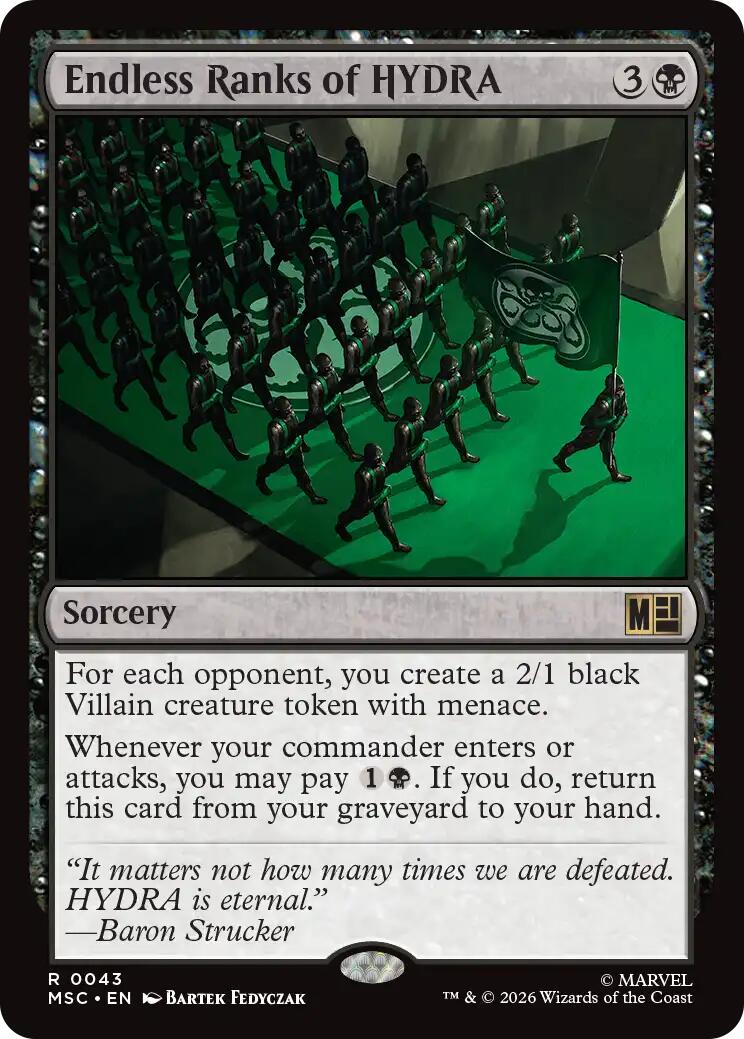 Endless Ranks of HYDRA