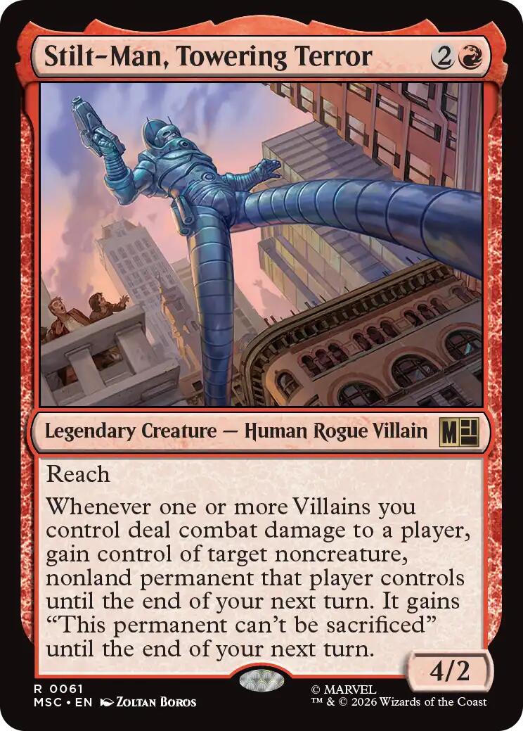 Stilt-Man, Towering Terror