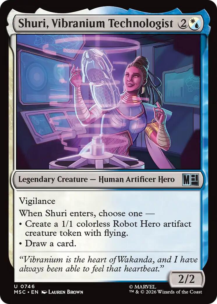 Shuri, Vibranium Technologist