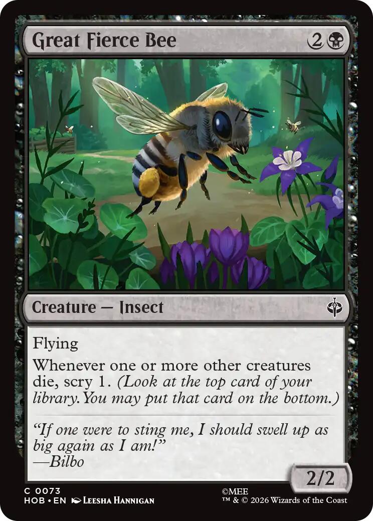 (Preorder) Great Fierce Bee (The Hobbit - #)