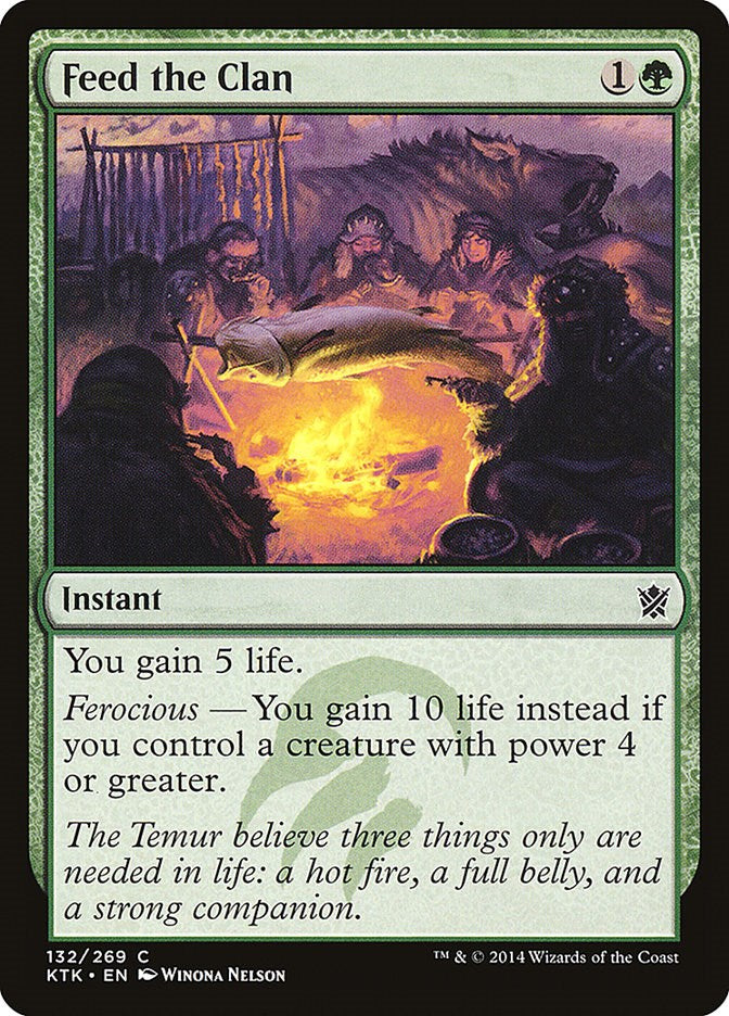 Feed the Clan (Khans of Tarkir - #132)