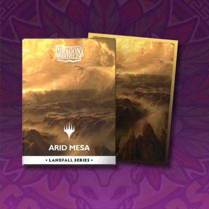 Dragon Shield Matte Dual Art Sleeves Landfall Series Standard Size – Choose Color