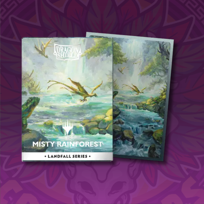 Dragon Shield Matte Dual Art Sleeves Landfall Series Standard Size – Choose Color