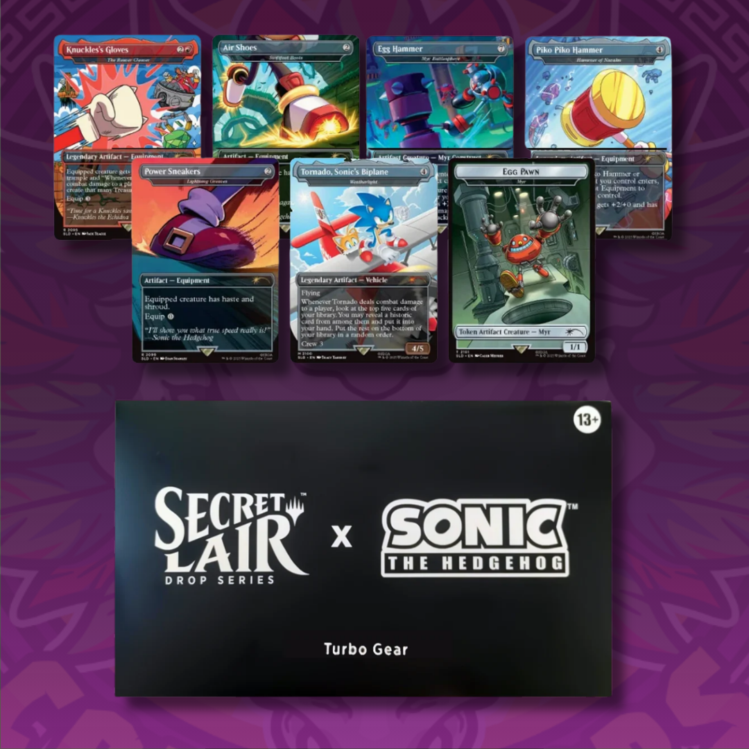 Secret Lair x Sonic the Hedgehog Superdrop: Turbo Gear (Non-Foil) - (SLD)