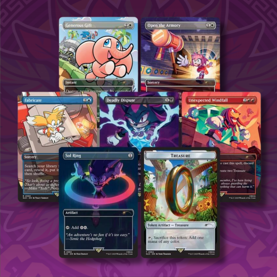 Secret Lair x Sonic the Hedgehog Superdrop: Chasing Adventure (Non-Foil) - (SLD)