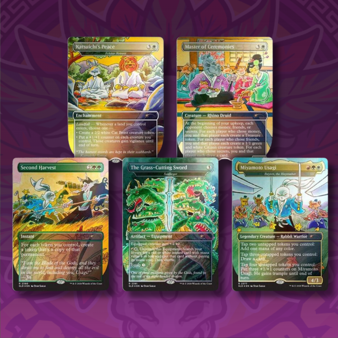 Secret Lair Drop: Featuring: Stan Sakai - Traditional Foil Edition - (SLD)